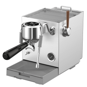 PSH21 Professional Home Semi-Automatic Coffee Maker with 15Bar/5Bar Pressure, E61 Brewing Head, ULKA 1.8L Water Tank, PID+NTC Temperature Control