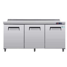 72" Coolchef Mega Top Refrigerated Sandwich Prep Table.ETL, NSF & DOE Certified.Heavy Duty Commercial-Grade.Energy Efficient & Easy to Clean