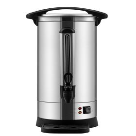 Commercial Coffee Urn, 65 Cups Stainless Steel Large Coffee Dispenser, 1500W 110V Electric Coffee Maker Urn For Quick Brewing