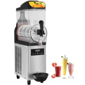 Commercial Slushy Machine, 12L/3.2Gal Stainless Steel Margarita Smoothie Frozen Drink Maker, 50 Cup Triple Bowl Slushie Maker