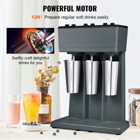 Milkshake Maker, 375W x 3 Electric Milkshake Machine, Triple Heads Drink Mixer Blender Machine