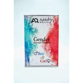 Gender Reveal Confetti Cannon  Boy Or Girl Baby Shower Party Popper, 4 Blue Confetti Shooter For Gender Reveal Party Supplies (Option: BLUE)