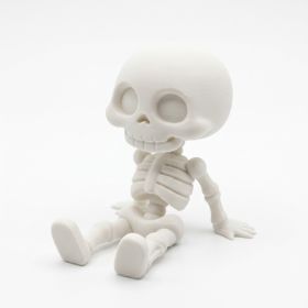Skeleton Phone Stand, Halloween Skull Phone Holder, Creative Desk Decor And Mobile Device Stand For Home Office (Option: Plastic-1PC)