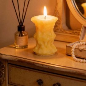 Fruit Inspired Scented Candles, Fruit Shape, Creative Design, Cute Home Accessory, Perfect For Adding A Unique Touch To Your Living Space. (Option: Apple core)