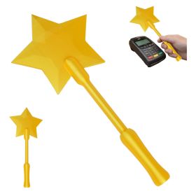 Star Magic Wand Credit Card Holder, Fantasy Star Shaped Card Display Stick, Creative Payment Assistant Wand For Events, Parties And Daily Use (Option: Gold-Plastic-1PC)