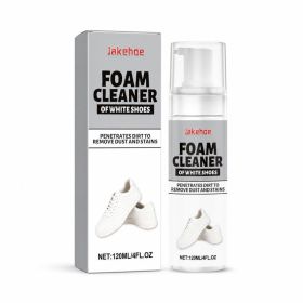 JAKEHOE White Shoe Foam Cleaner, 120 ml / 1 Bottle (Option: 120 ml / 1 Bottle)