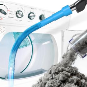 Blue Dryer Vent Cleaner Vacuum Attachment Kit 31.5 Flexible Hose  Lint Remover Tool For Fire Prevention & Fast Drying (Option: BLUE)