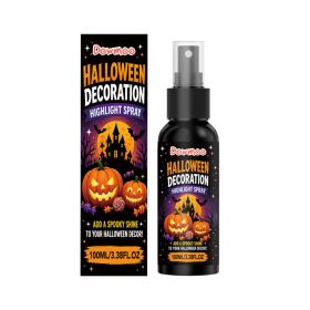 Halloween Decoration Highlight Spray, Decor Shine Spray For Halloween Party Ornaments & Balloons (Option: 1box)