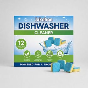 JAKEHOE Dishwasher Cleaning Sheets, 12 Sheets (Option: 12 Sheets)