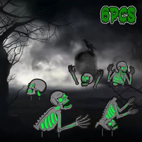 Halloween Skeleton Yard Sign Decorations (Option: Skull)