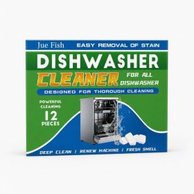 JUE FISH Dishwasher Cleaning Tablets, 12 Tablets (Option: 12 Tablets)