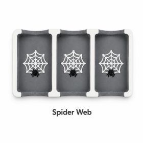 Halloween Mahjong Passing Tray, 3 Tile Holder For American Mahjong Charleston Exchange, Spooky Tile Passing Accessory (Option: Plastic-1PC-Spider Web)