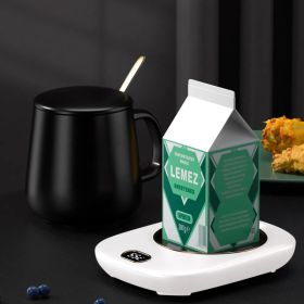 Electric Coffee Mug Warmer for Desk Auto Shut off USB Tea Milk Beverage Cup Heater Heating Plate for Office Home 3 Temperature Setting (Option: White)